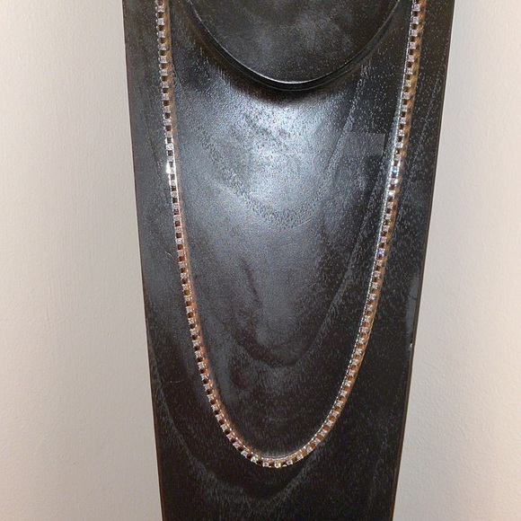 Sterling silver chain for men 32” inch long - Picture 5 of 6